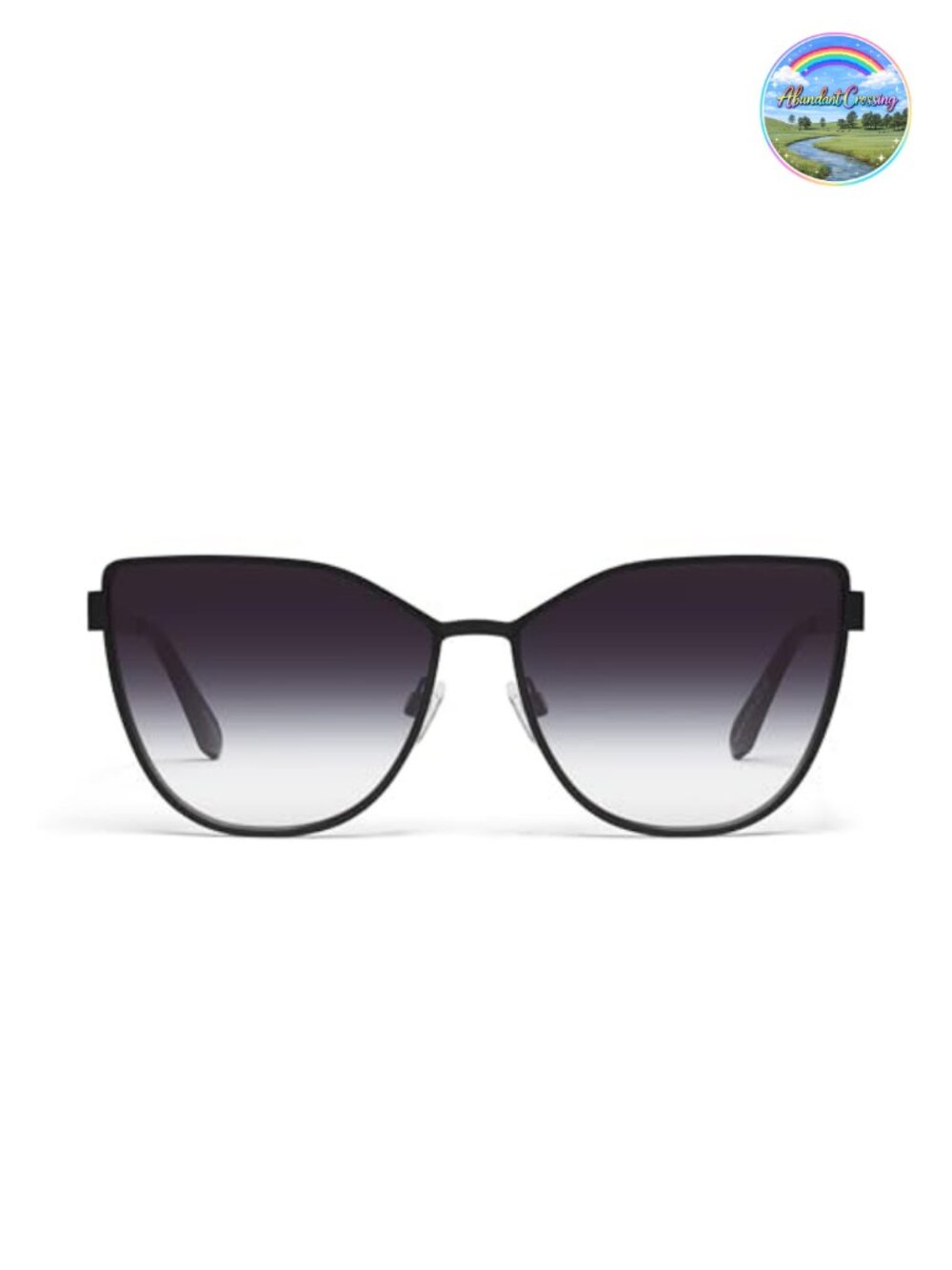 Oversized Cat Eye Sunglasses UV Protected Gradiant Lens
